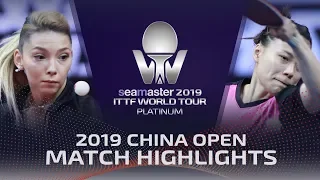 Bernadette Szocs vs Liu Yu-Hsin | 2019 ITTF China Open Highlights (R32)