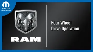 Four Wheel Drive Operation | How To | 2023 Ram Trucks