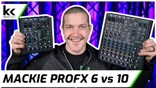 Mackie ProFX6v3 VS ProFX10v3 Audio Mixer | Comparison & Review