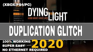Dying Light Duplication Glitch For 2020 (XBOX/PS4/PC)