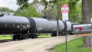 KCS 4174 & CP 8518 Coming Into MC CPKC Yard #locomotive #train #railfan #railway #cpkc #masoncity