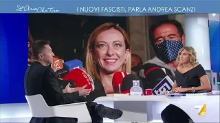 Antifascismo, Andrea Scanzi contro Giorgia Meloni: "La considero garbata e intelligente ma non ...