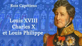 Rois de France : Louis XVIII , Charles X et Louis Philippe I (59-60)