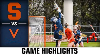 Syracuse vs. Virginia Game Highlights | 2024 ACC Women's Lacrosse