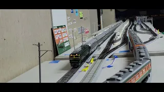 鉄道模型 16番ゲージ カシオペアが日本海側走行シーン？