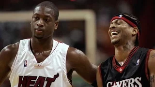 Dwyane Wade vs Allen Iverson NASTY Duel 2005.04.14 - A.I With 38 Pts, 16 Ast, Wade With 48 Pts!