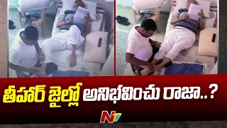 Jailed Delhi Minister Satyendar Jain gets full body-massage inside Tihar Jail.! | Ntv