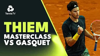 Dominic Thiem MASTERCLASS vs Richard Gasquet | Monte Carlo 2023