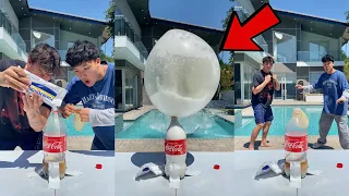 Coke & Chlorine vs Balloon!!💥  - #Shorts