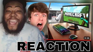 Minecraft But If Karl Dies, He Jumps Out of a Plane | Reaction