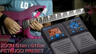 Zoom G1on / G1Xon - John Petrucci Solo Style Preset