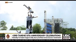 ACROBATS SHOWCASE TACTICS IN COMMEMORATION OF UPDF'S SUCCESS AT THE 43RD TAREHE SITA CELEBRATIONS