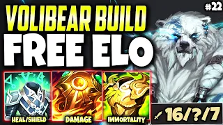 This Immortal Volibear Build is literally FREE ELO - Immortal Series ep #22 🔥 LoL Voli s11 Gameplay