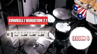 Cowbell variation 2 - Drum Lesson #6