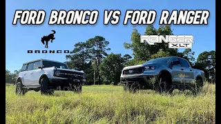 2021 FORD BRONCO VS 2021 FORD RANGER TREMOR: In-Depth Side by Side Comparison of Two Off-Road Beasts