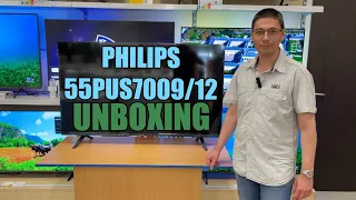 Philips 55PUS7009/12 kicsomagolás és bemutató