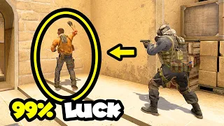 99% LUCK 1% SKILL! - CS:GO BEST ODDSHOTS #498