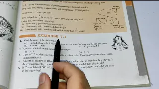 Ex -7.1 Chapter -7 Comparing Quantities || Class 8th Maths New Edition