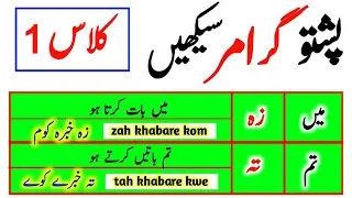 learn pashto grammar lesson 1 || learn pronouns in pashto with examples