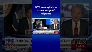 Andrew Cuomo ‘attacks his own party’ as he blames NYC migrant issue on federal, state policy #shorts