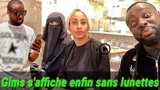 Gims se présente enfin sans lunettes