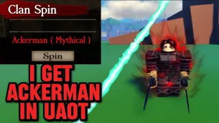 GETTING ACKERMAN IN UNTITLED ATTACK ON TITAN (Roblox)