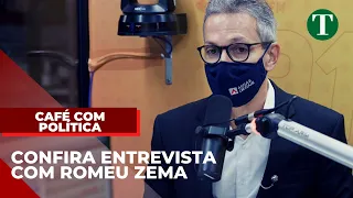 Confira a íntegra da entrevista com o governador Romeu Zema no Café com Política