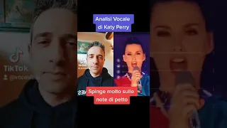 Katy Perry canta di gola!! Analisi vocale di Salvatore Cilia | Voce al Top