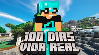 SOBREVIVI 100 DIAS NA VIDA REAL DO MINECRAFT - O FILME