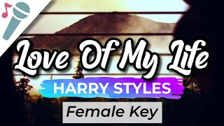 Harry Styles (Female Key) - Love of My Life - Instrumental [Acoustic]