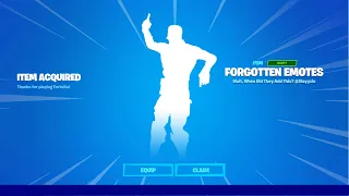 FORGOTTEN EMOTES IN FORTNITE 🤯