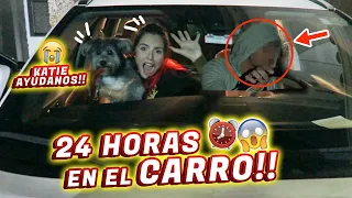 ME SECUESTRAN CON LA MASCOTA DE KATIE ÁNGEL! 24 Horas en el CARRO! | Jenny Devil 😈