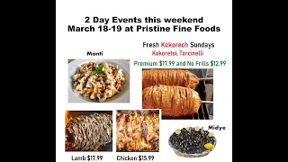 Turkish street food March 18-19 2023 in Toronto