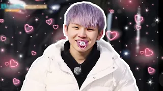 woozi is an aegyo king whether he likes it or not