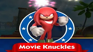 Sonic Dash x Sonic the Hedgehog 2 - Movie Knuckles Unlocked and Fully Upgraded GAMEPLAY