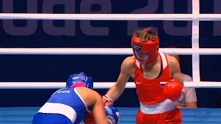 R16 (W60kg) SHADRINA NATALIA (RUS) vs JULIETH DAYANA Cordero (COL) /AIBA WWCHs Ulan Ude 2019