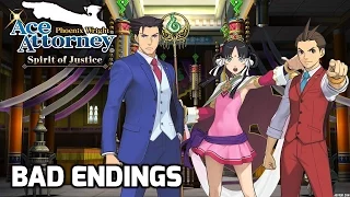 Phoenix Wright: Ace Attorney - Spirit of Justice - All Bad Endings