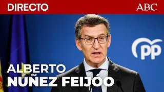 DIRECTO 🔴 FEIJÓO se dirige a los GRUPOS PARLAMENTARIOS del PP tras el anuncio de SÁNCHEZ