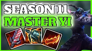 How to Play Master Yi Jungle & CARRY + Best Master Yi Build/Runes | Master Yi Jungle Guide Season 11