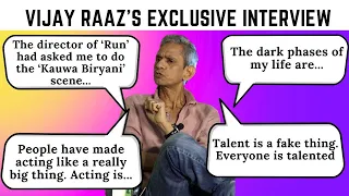 Vijay Raaz SHARES anecdotes about his popular  ‘Kauwa Biryani’ scene from 'Run', ‘Murder In Mahim’