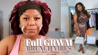 FULL GRWM BRUNCH EDITION!| Makeup + Hair + Outfit| Itsreallyadree