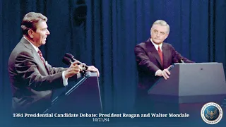 1984 Presidential Candidate Debate: President Reagan and Walter Mondale - 10/21/84