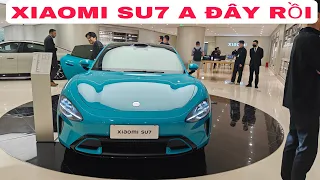 #xiaomisu7 Sờ tận tay nhìn tận mắt ô tô Xiaomi Su7 tại Trung Quốc, có về Việt Nam???