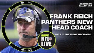 Frank Reich to the Panthers?! Was this the right decision? 🤔 | NFL Live