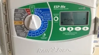 how to program ESP - Me (Rainbird) @RainBirdCorporation  #rainbird