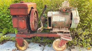 💡Genius Boy Completely Restored The Damaged 22KW Generator Engine For His Brother