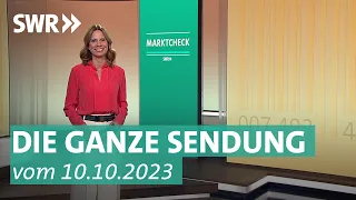 Sendung vom 10. Oktober 2023: Skimpflation, KI, Spinnenbisse & Co. | Marktcheck SWR