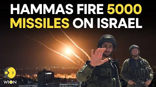 Israel 'at war' as Hamas gunmen launch surprise attack from Gaza, 5000 missiles launched | WION LIVE