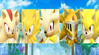 Sonic Forces - All Special Yellow Characters Battle - Super Silver Coming Soon Update Gameplay 3D