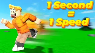 Roblox but Every Second Speed Rises